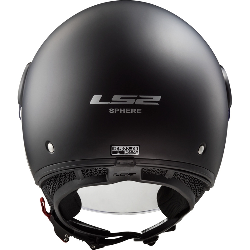 Otvorená prilba na motocykel LS2 OF558 Sphere Solid čierna matná