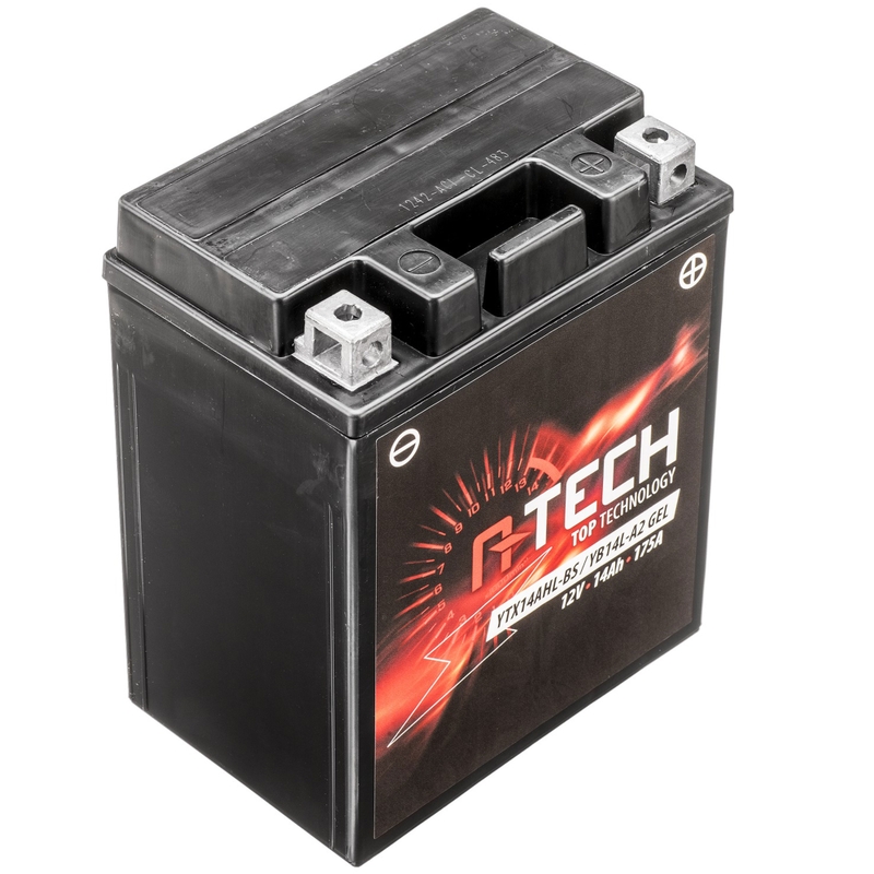 Gélová batéria A-TECH 12V, YTX14AHL-BS/YB14L-A2, 14Ah, 175A, bezúdržbová