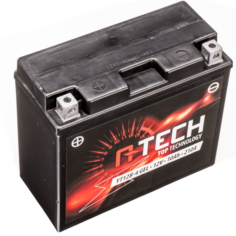 Gélová batéria A-TECH 12V, YT12B-4, YT12B-BS, 12V, 10Ah, 210A, bezúdržbová