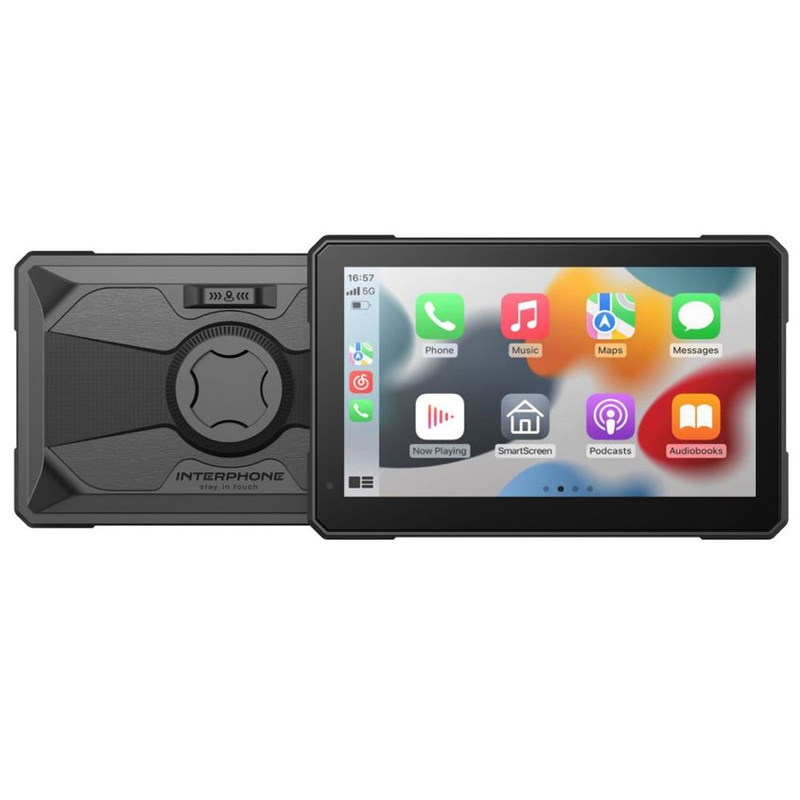 Displej Interphone SYNC70 ESSENTIAL Apple CarPlay a Android Auto pre motocykle