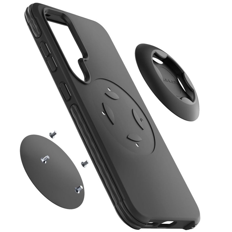 Ochranný kryt Interphone QUIKLOX Tetraforce pre Samsung Galaxy S25 Ultra čierny