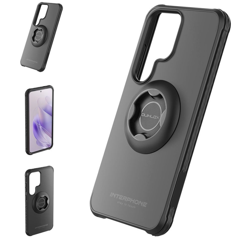 Ochranný kryt Interphone QUIKLOX Tetraforce pre Samsung Galaxy S25 Ultra čierny