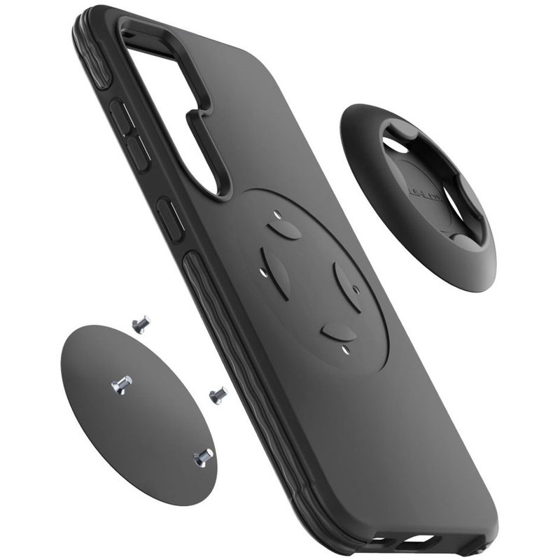 Ochranný kryt Interphone QUIKLOX Tetraforce pre Samsung Galaxy S25 Plus čierny