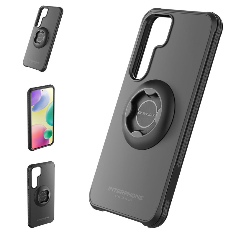Ochranný kryt Interphone QUIKLOX Tetraforce pre Samsung Galaxy S25 Plus čierny
