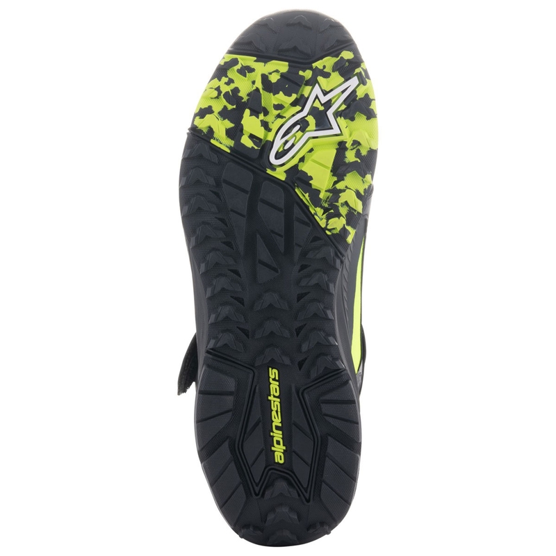 Motocyklová obuv Alpinestars Speedstreet čierno-limetkovo-modrá