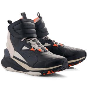 Topánky na motorku Alpinestars Speedstreet čierno-mandľovo-oranžové