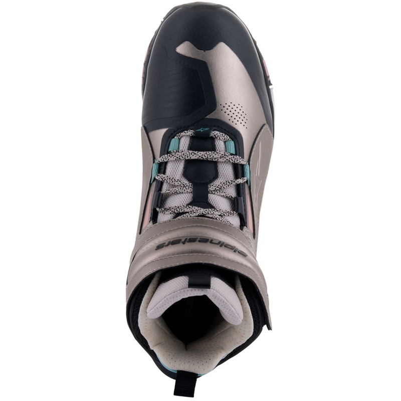 Topánky na motorku Alpinestars Speedstreet béžovo-korálovo-čierno-modré