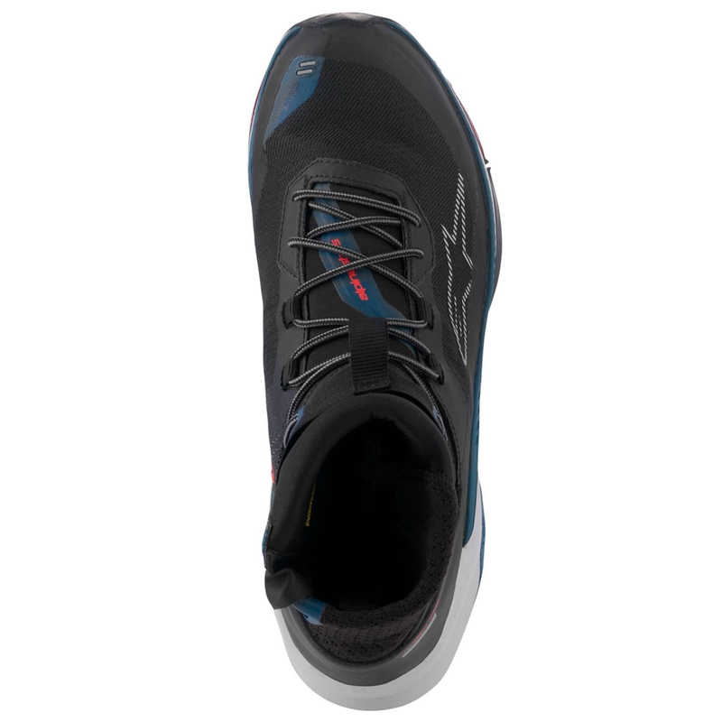 Motocyklová obuv Alpinestars Speedforce XR čierno-modro-zeleno-šedá