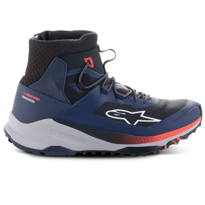 Motocyklová obuv Alpinestars Speedforce XR modro-čierno-fluorescenčno červeno-šedá