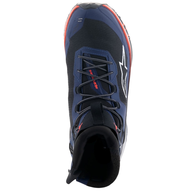 Motocyklová obuv Alpinestars Speedforce XR modro-čierno-fluorescenčno červeno-šedá
