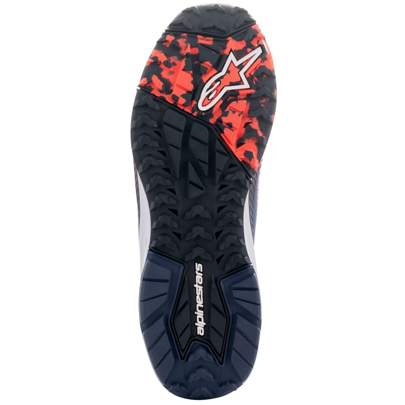 Motocyklová obuv Alpinestars Speedforce XR modro-čierno-fluorescenčno červeno-šedá
