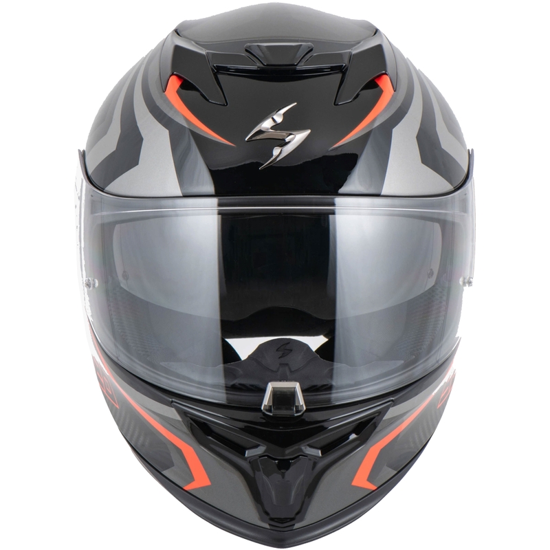 Integrálna prilba na motocykel Scorpion EXO-520 EVO AIR TERRA čierno-strieborno-červená výpredaj