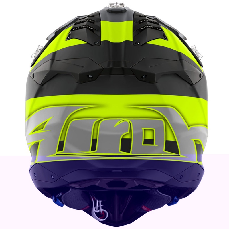 Motokrosová prilba Airoh Aviator 3 Monarch matná žltá