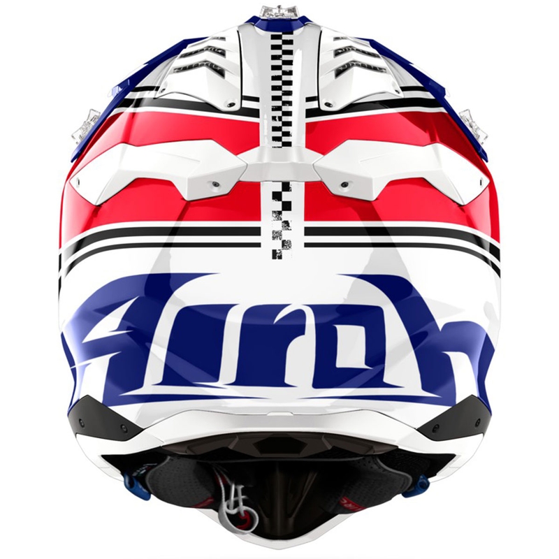 Motokrosová prilba Airoh Aviator 3 Hima červená lesklá