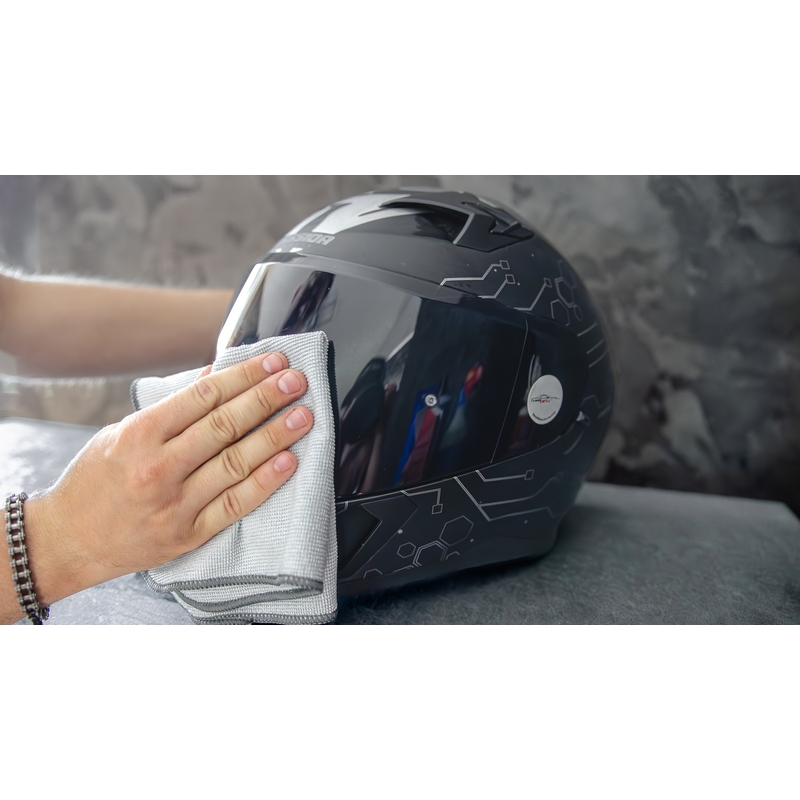 Čistič plexiskla S100 s mikrovláknovou handričkou - Visor & Helmet Cleaner 100 ml