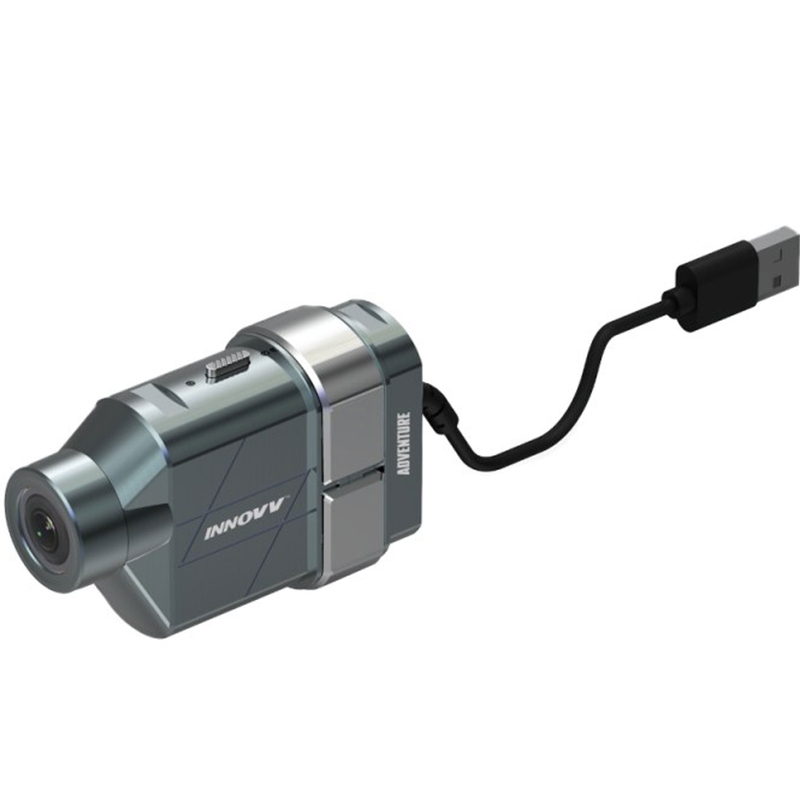 Kamera na helmu na motorku INNOVV H5 strieborno-šedá