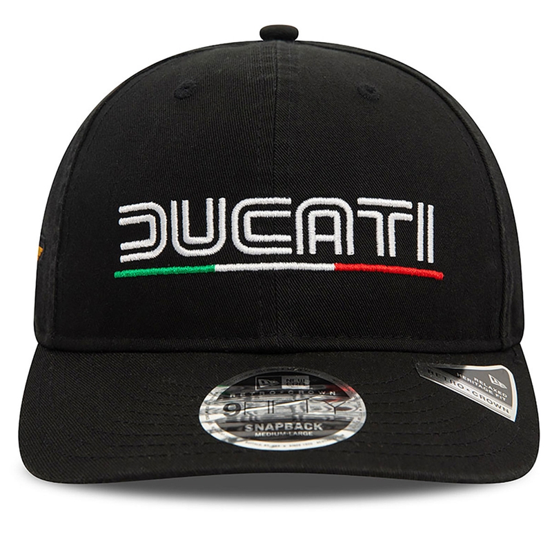 Šiltovka Ducati Meccanica s logom vintage čierna