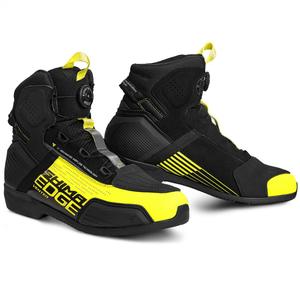Topánky na motorku Shima Edge Vent čierno-fluo žlté
