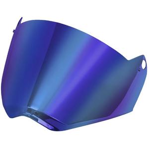 Modro irídiové plexisklo pre prilbu LS2 MX436