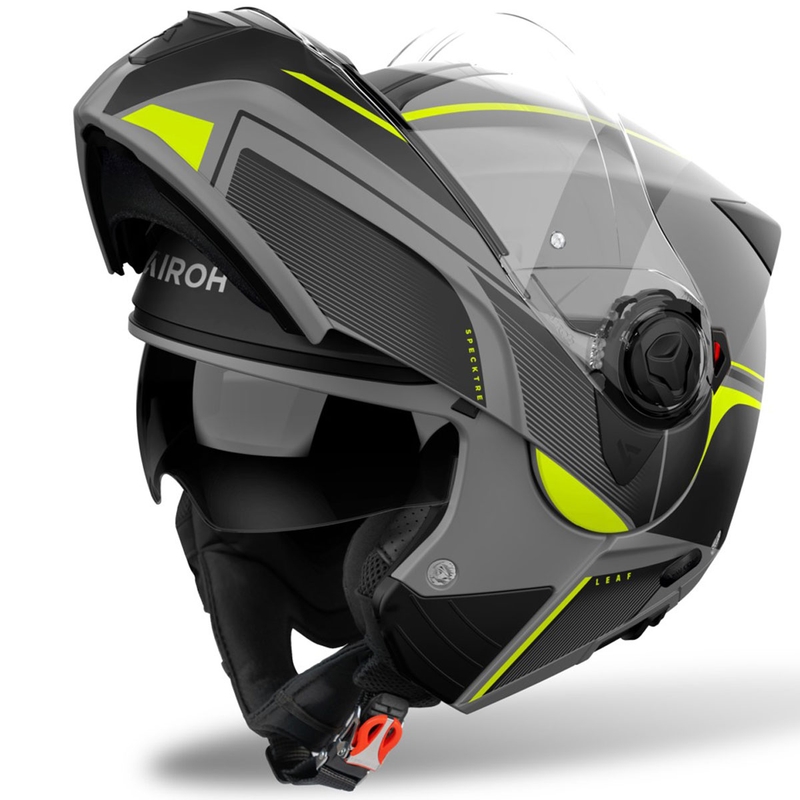 Odklápacia prilba Airoh Specktre Leaf matná žltá