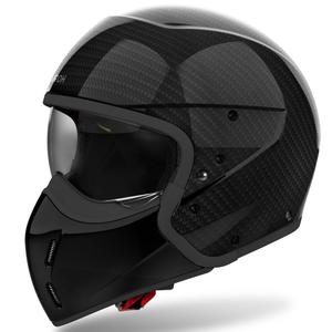 Modulárna helma na motorku Airoh J110 Carbon lesklá čierna