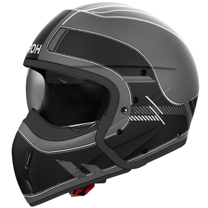 Modulárna prilba na motocykel Airoh J110 Raster matná čierna