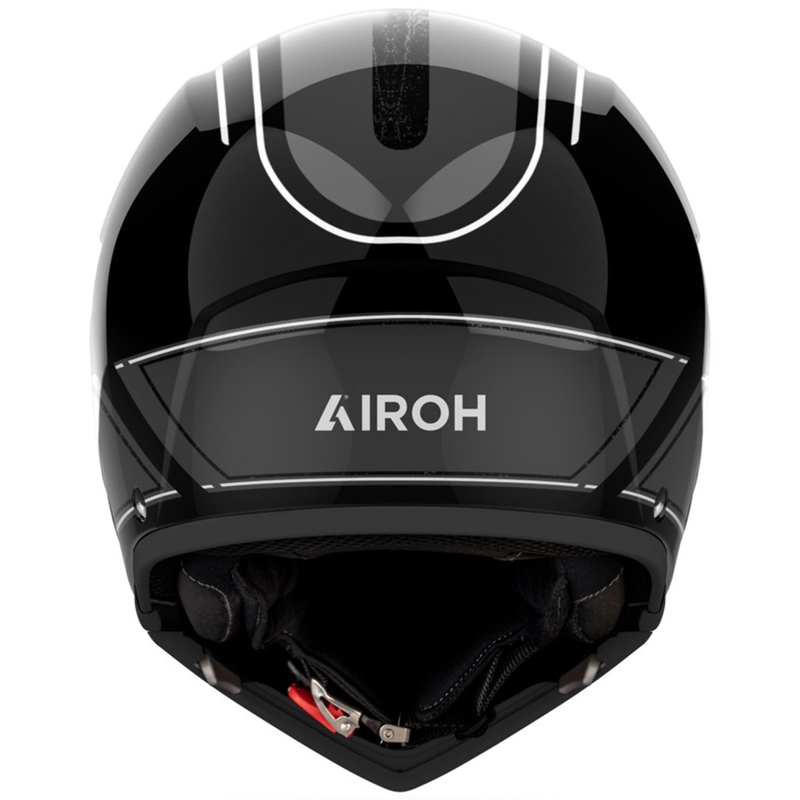 Modulárna prilba na motocykel Airoh J110 Raster lesklá tmavo šedá