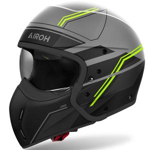 Modulárna helma na motorku Airoh J110 Slim matná žltá