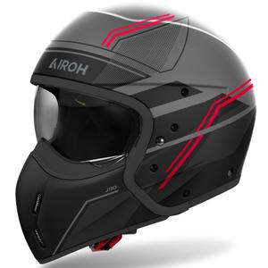 Modulárna prilba na motorku Airoh J110 Slim matná červená