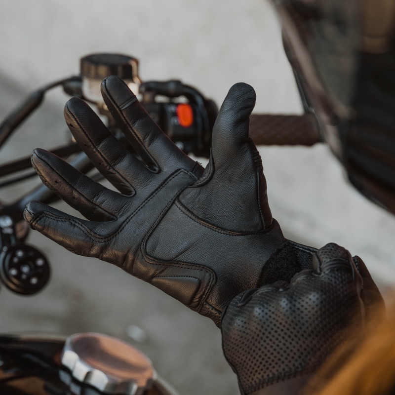 Rukavice na motocykel Ozone Stick Custom II čierné