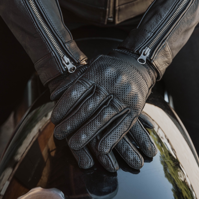 Rukavice na motocykel Ozone Stick Custom II čierné