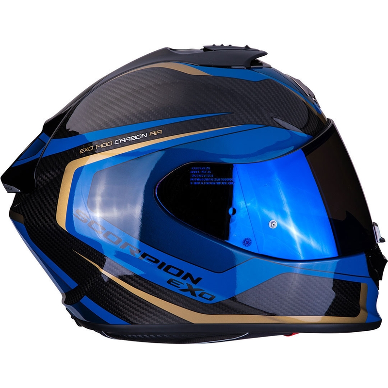 Integrálna prilba Scorpion EXO-1400 Carbon Air Esprit čierno-modrá