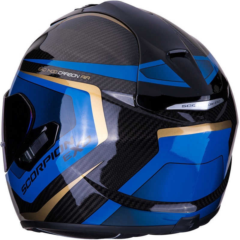 Integrálna prilba Scorpion EXO-1400 Carbon Air Esprit čierno-modrá