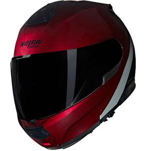 Výklopná prilba na motorku Nolan N100-6 Verniciatúra Speciale N-COM 341 červeno-čierna