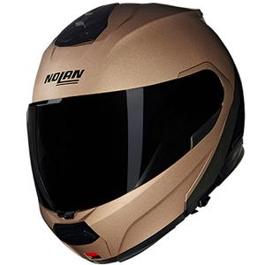 Výklopná prilba na motorku Nolan N100-6 Verniciatúra Speciale N-COM 341 pieskovo-čierna