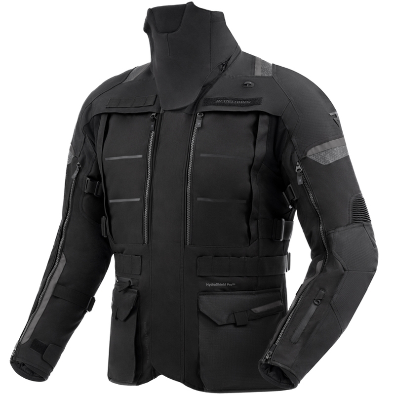 Bunda na motocykel Rebelhorn Cubby V čierna