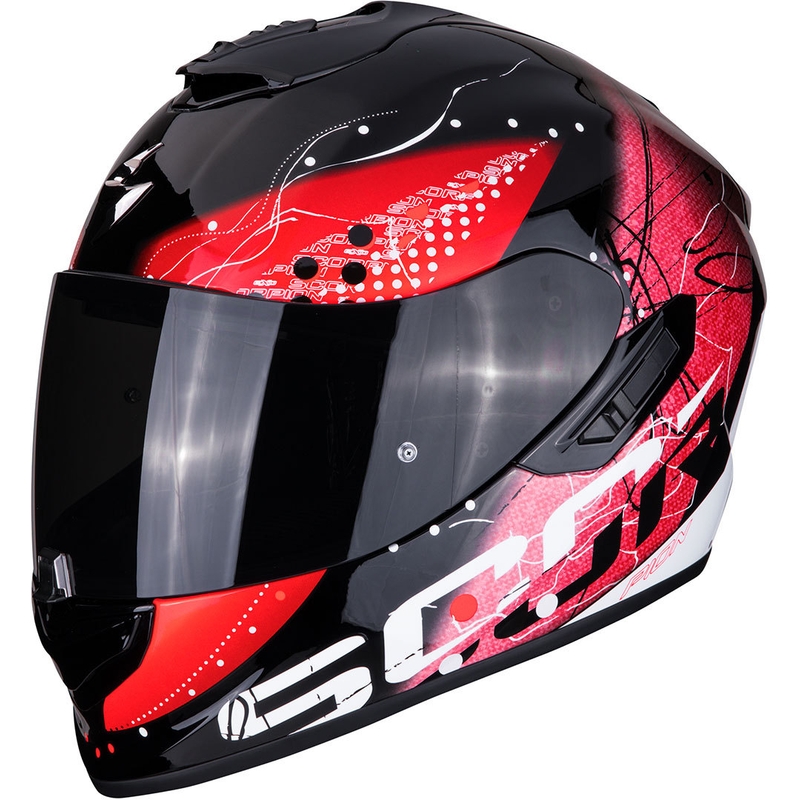Integrálna prilba Scorpion EXO-1400 Air Classy čierno-červená