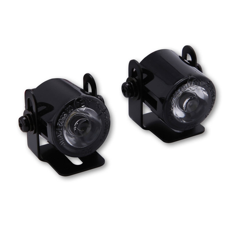 Parkovacie svetlo Highsider Smart LED 24,7 mm okrúhle čierne