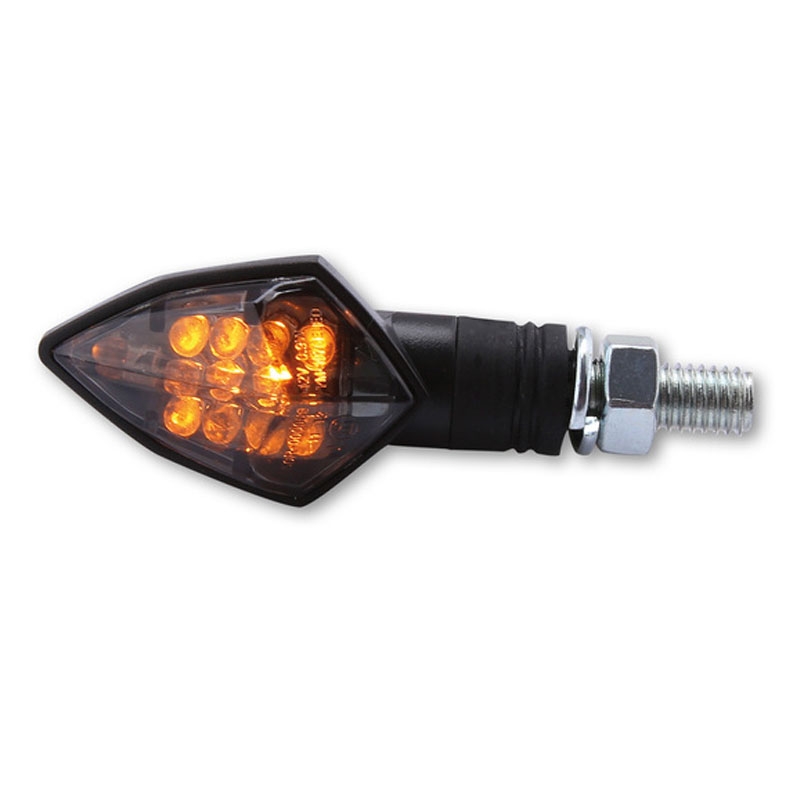 Smerovky na motocykel Highsider Smart Rock LED čierne