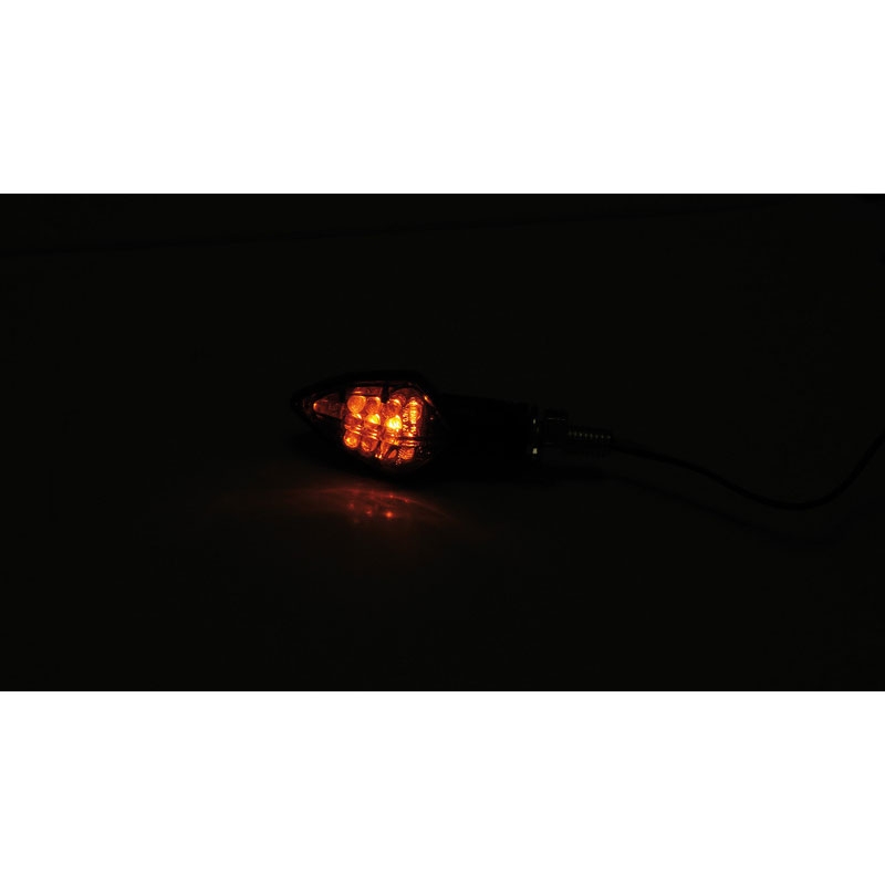 Smerovky na motocykel Highsider Smart Rock LED čierne