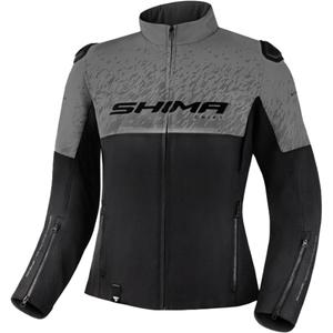 Dámska bunda na motocykel Shima Drift čierno-sivá