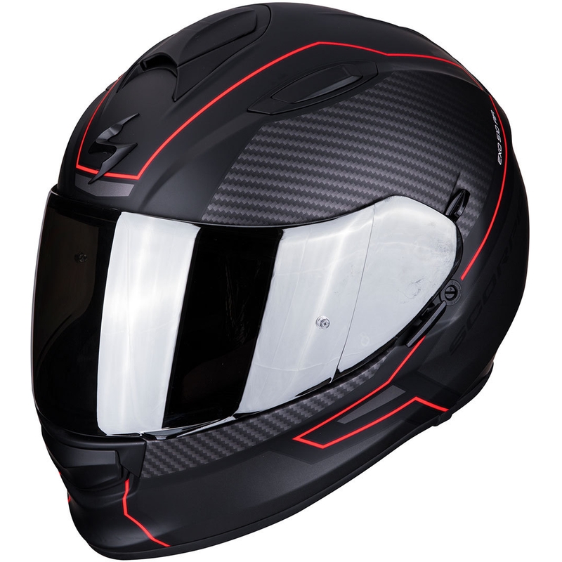 Integrálna prilba Scorpion EXO-510 Air Frame čierno-červená