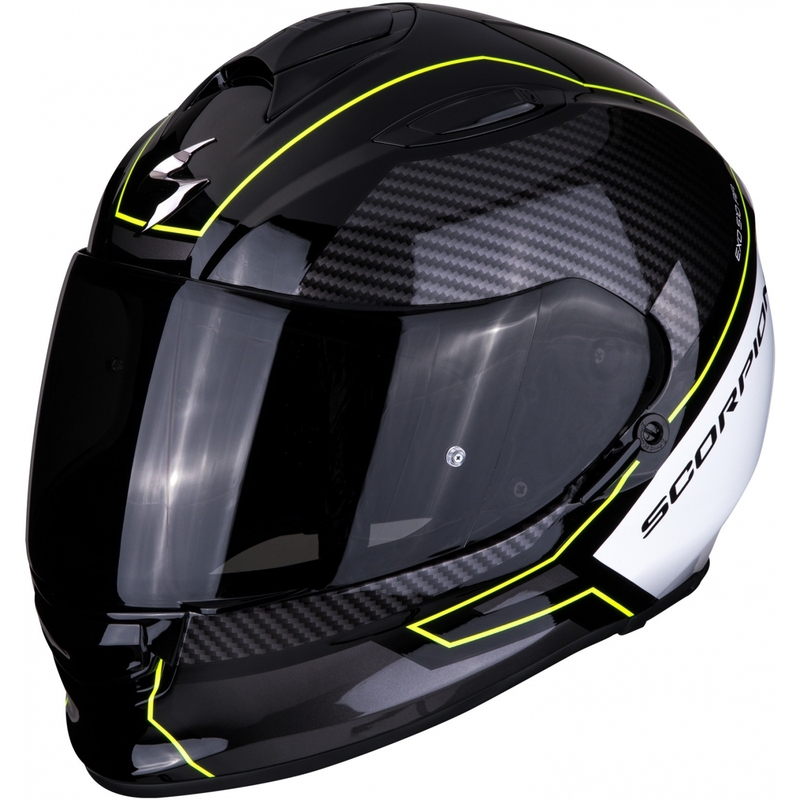 Integrálna prilba Scorpion EXO-510 Air Frame čierno-bielo-fluorescenčno žltá výpredaj