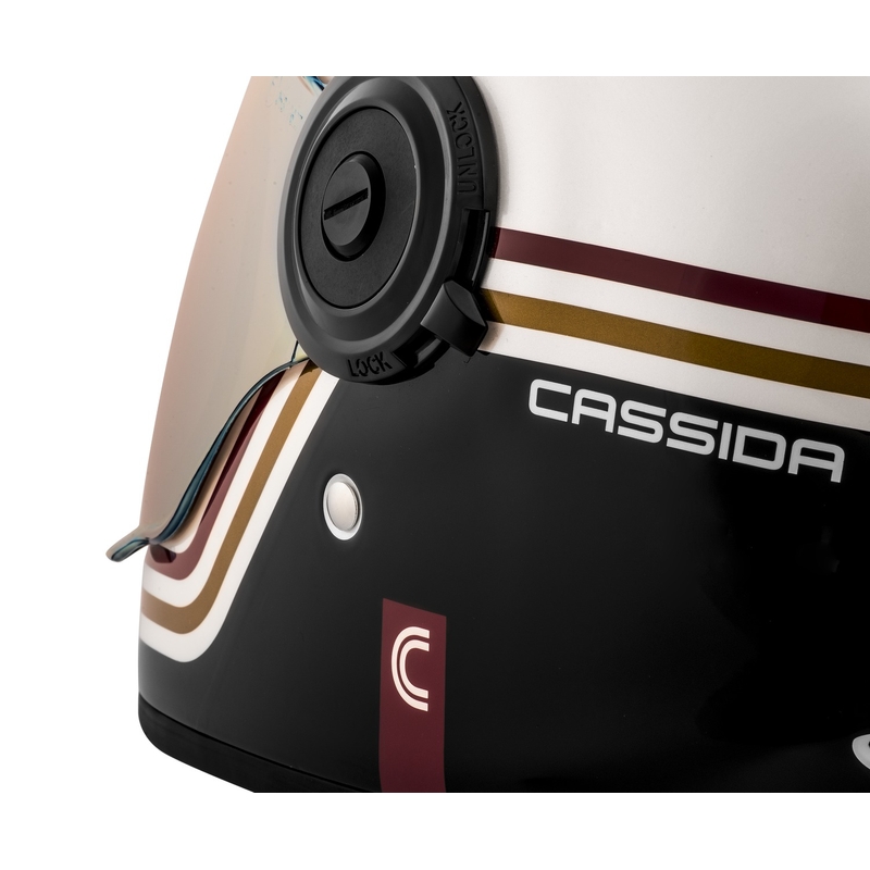 Integrálna prilba na motorku Cassida Fibre Super Hooligan čierno-zelená  - II. akosť
