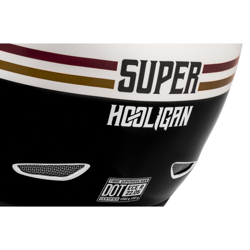 Integrálna prilba na motorku Cassida Fibre Super Hooligan čierno-zelená  - II. akosť