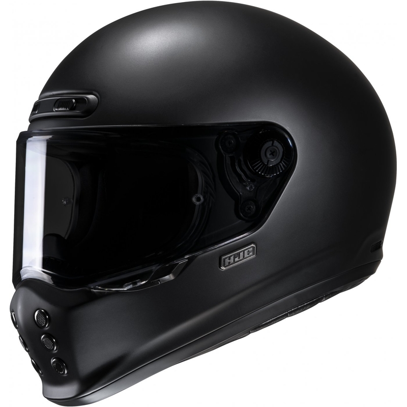 Integrálna prilba na motorku HJC V10 Solid semi flat čierna - II. akosť