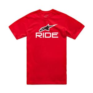 Tričko Alpinestars Ride 4.0 CSF červeno-bielo-čierna - II. akosť