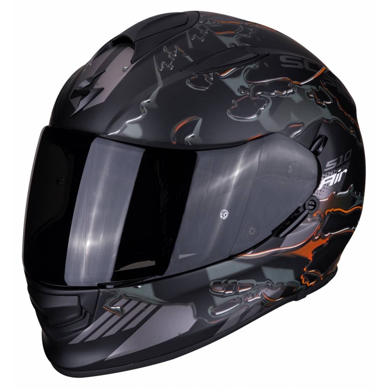 Integrálna prilba Scorpion EXO-510 Air Likid čierno-oranžová výpredaj