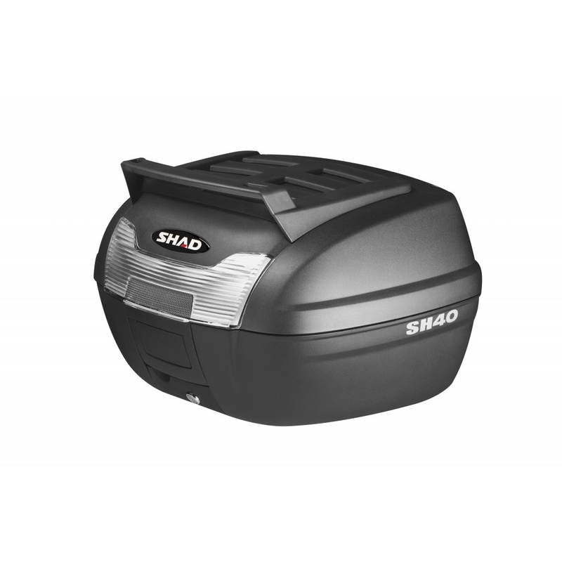 Vrchný kufor na motorku SHAD SH40 cargo čierny - II. akosť
