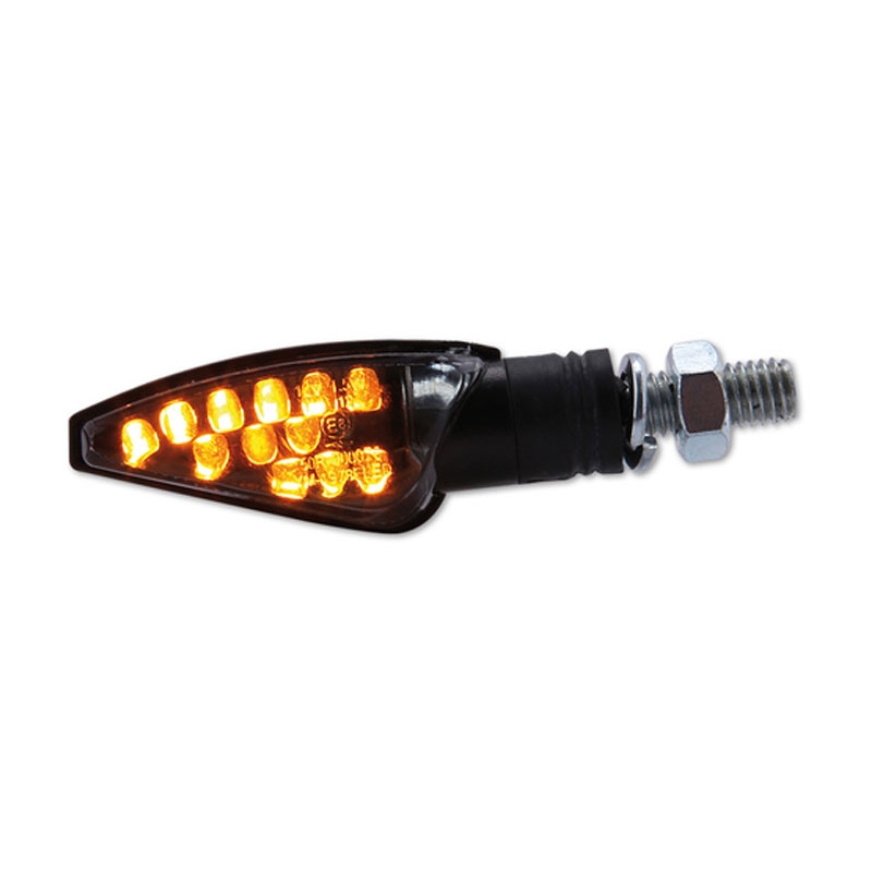 Smerovky na motocykel Highsider Smart Toledo LED čierne